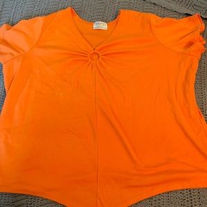 Orange Venezia tee. Short sleeve